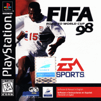 FIFA Road to World Cup 98 PAL Playstation PAL box art
